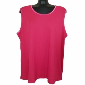 PINK plus size 5x tank top